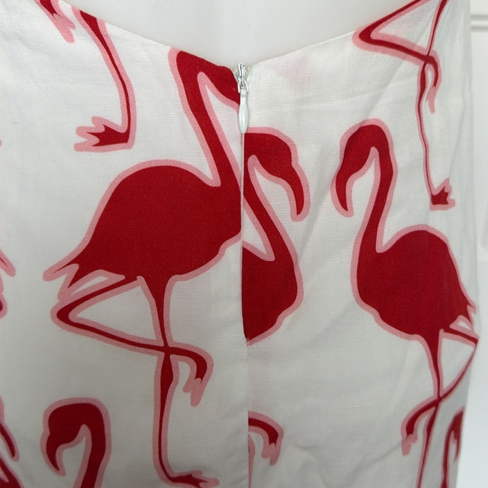 NWT (Anthro) Maeve Sleeveless Linen Blend Printed Shift Mini Dress in Sz XXS - Picture 9 of 15
